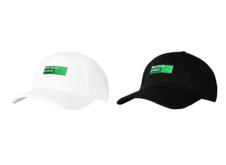 LESS - TRUE COLORS OF BEAST BALL CAP (WHITE, BLACK)